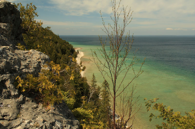 the view from the top of arch rock